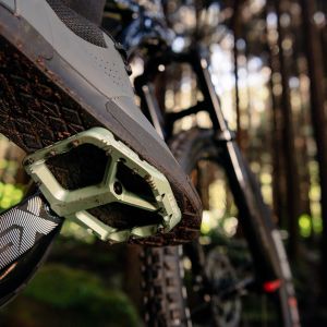 Mountain bike flat pedals