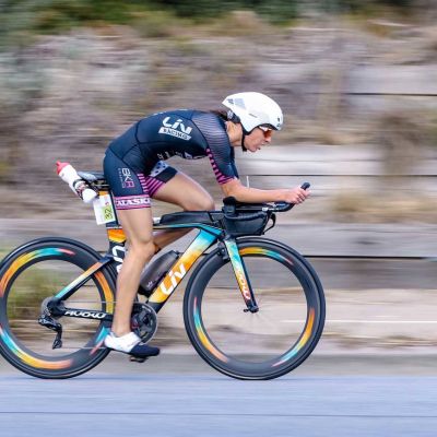 Radka Kahlefeldt finished third in Melbourne aboard her Avow Advanced Pro. Witsup Photo.