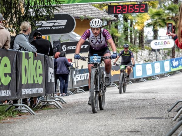 Margot Moschetti 6ème du Bike Festival marathon Riva del garda en Italie