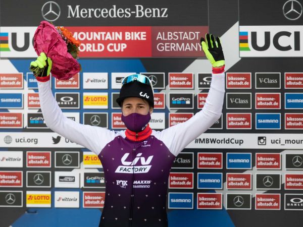 Linda Indergand Finishes Second at World Cup Season Opener!