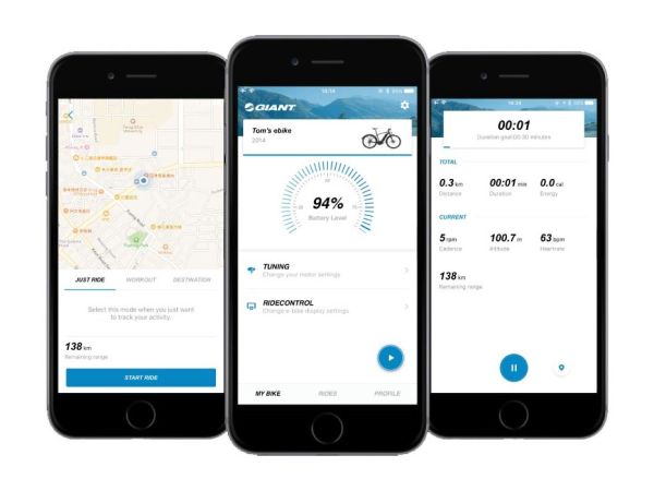 giant e bike app