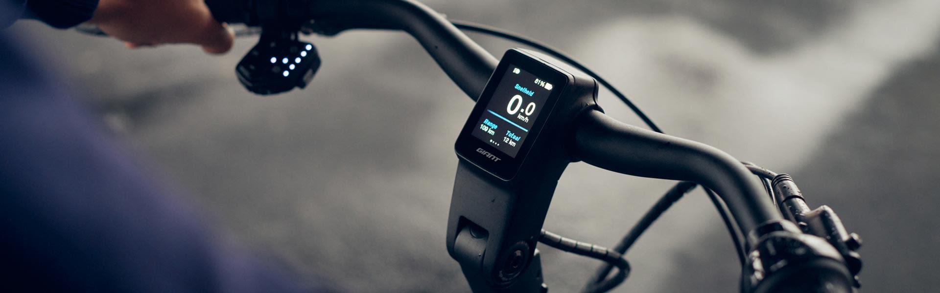 bicycle featuring handlebar electric bike technology