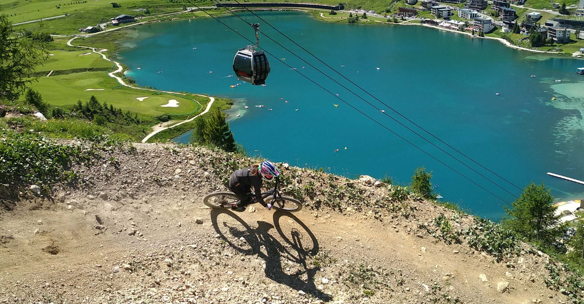Entre Val d'Isère et Tignes avec Lucy Paltz
