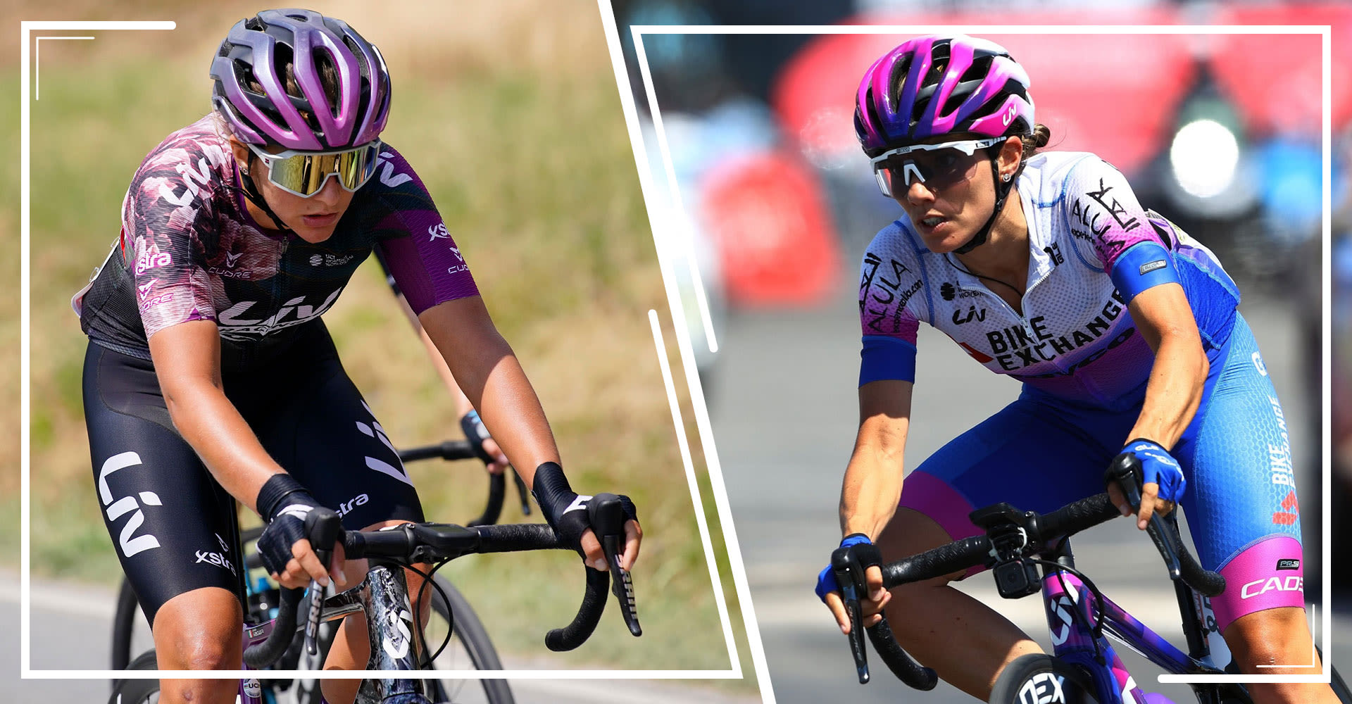 Team BikeExchange-Jayco et Team Liv Racing Xstra