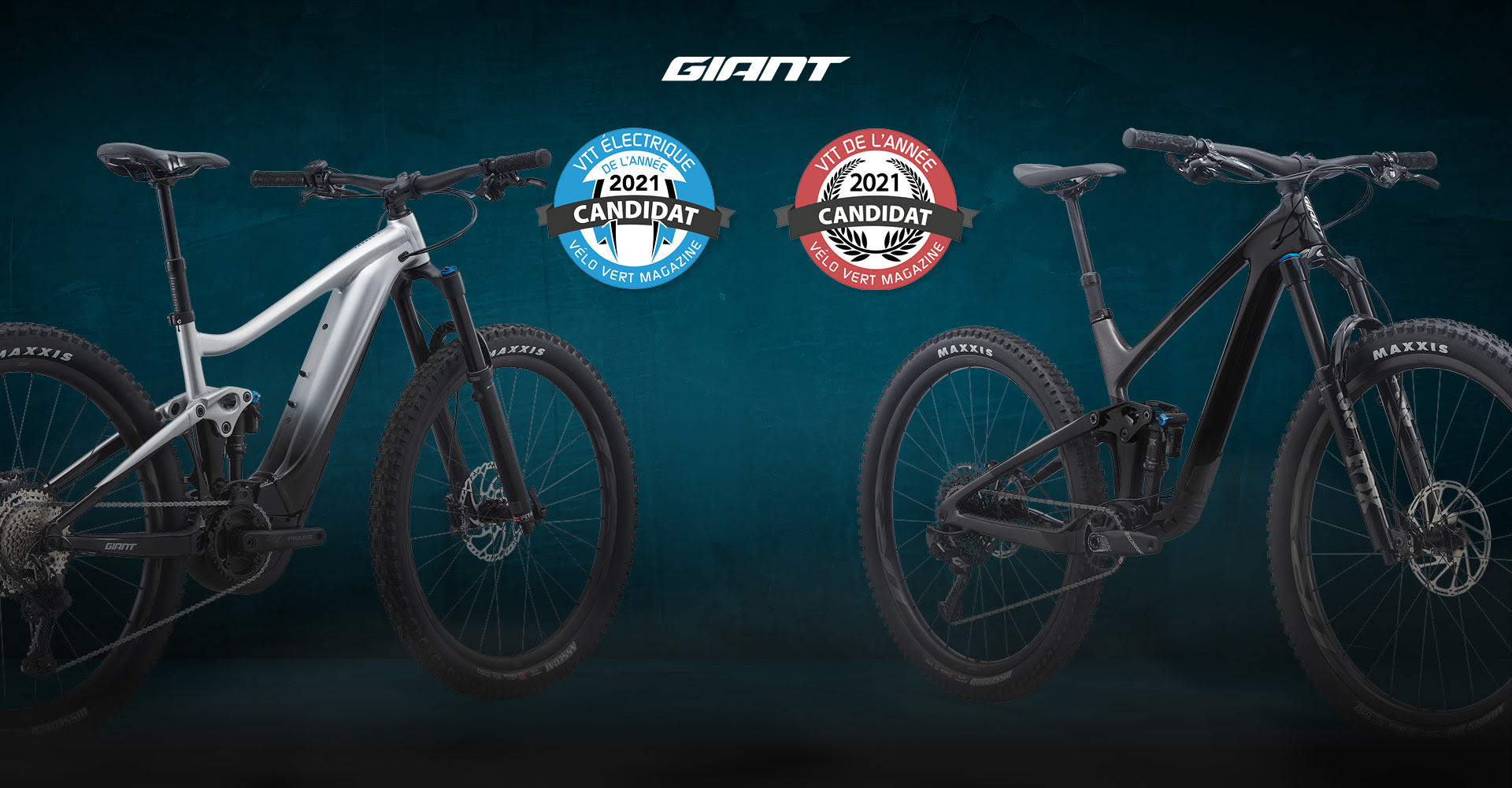 VTT Giant Trance X et Giant Trance X E+ candidats au titre de VTT de l'année