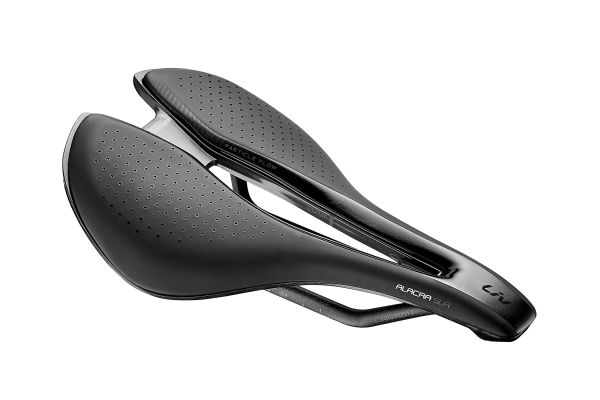 NEW Liv Connect Upright MTB Road Saddle Seat Black/Gray Giant Women City Leather 
