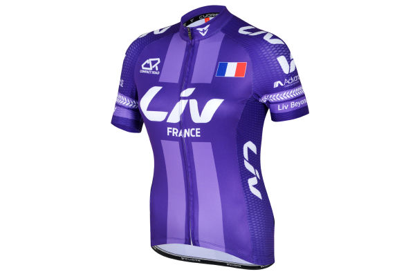 Maillot Cycliste Femme Liv - Noir, Taille S, Fermeture Zip