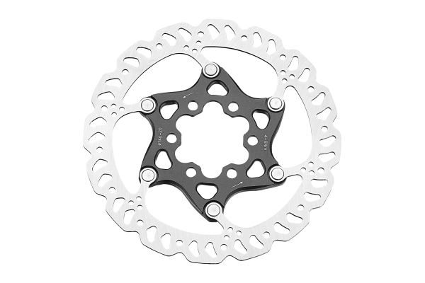 2-Piece Road Disc Rotor 6-Bolt 140mm