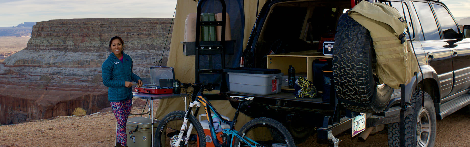 bike camping equipment