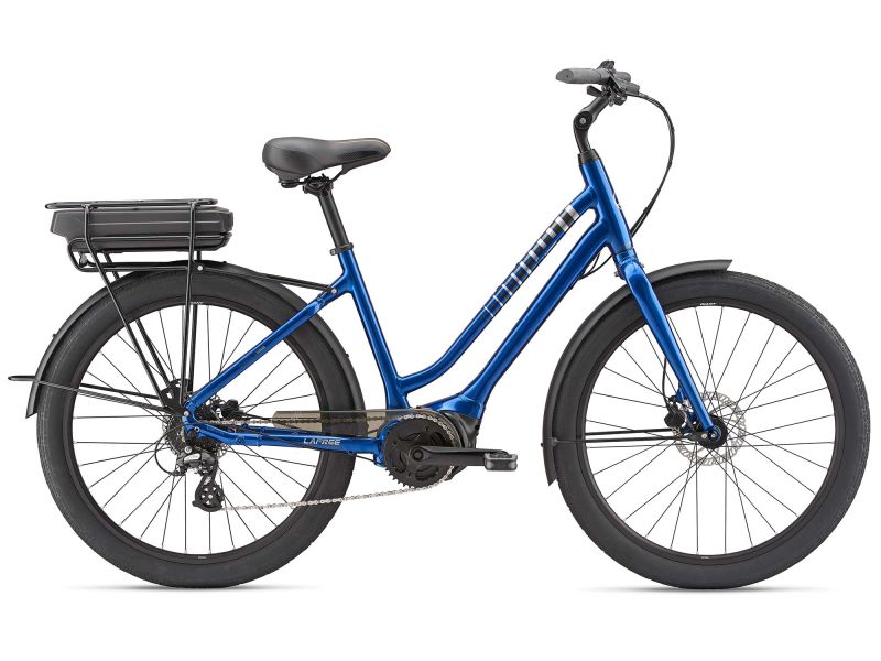 blue electric bike