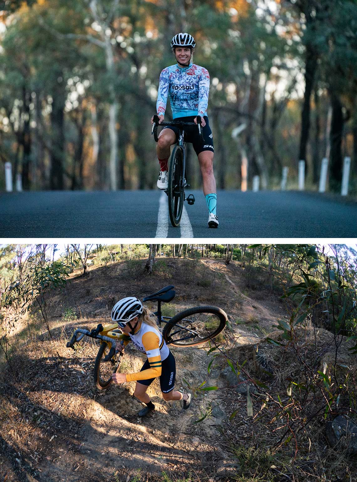 Peta Mullens, road biking and cyclocross