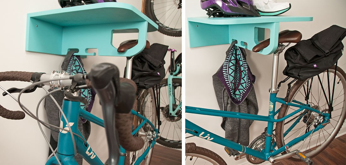 Hazlo tú mismo: una estantería para colgar la bici