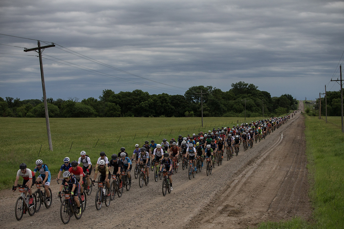 Dirty Kanza race in action