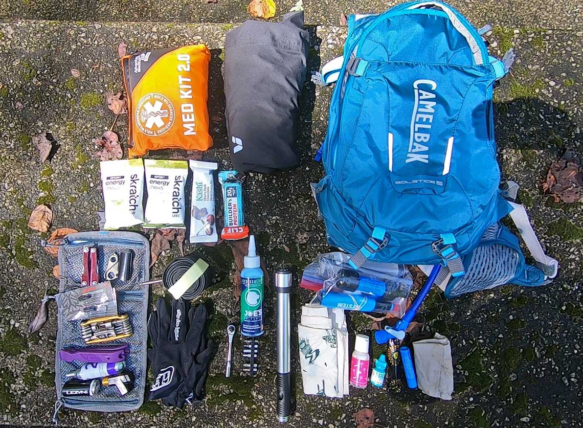 What to carry when shop mountain biking