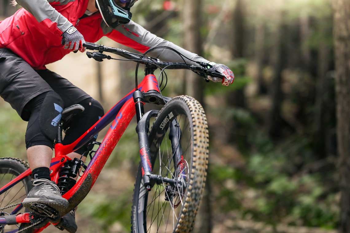 girls on mountain bikes