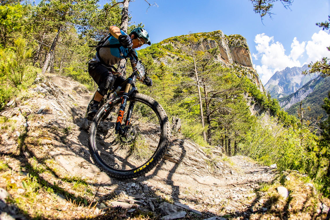 Reign mountain bike ridden in Provence