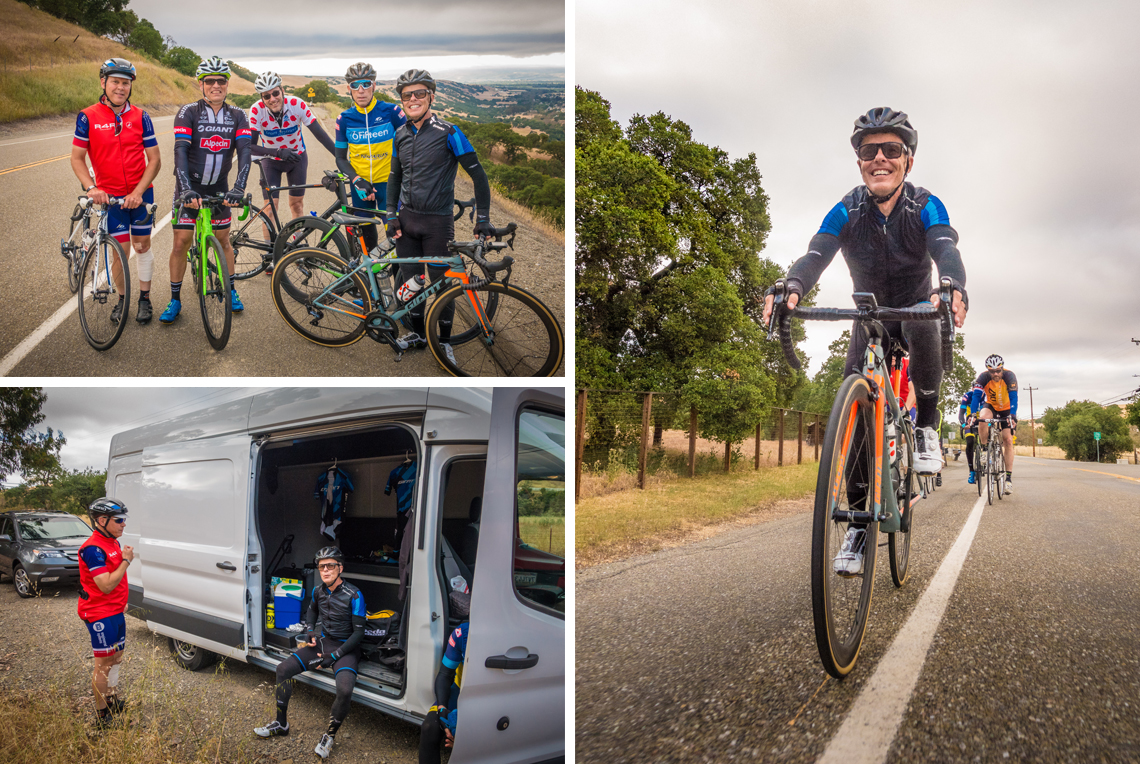 Cyclists attempting everesting challenge