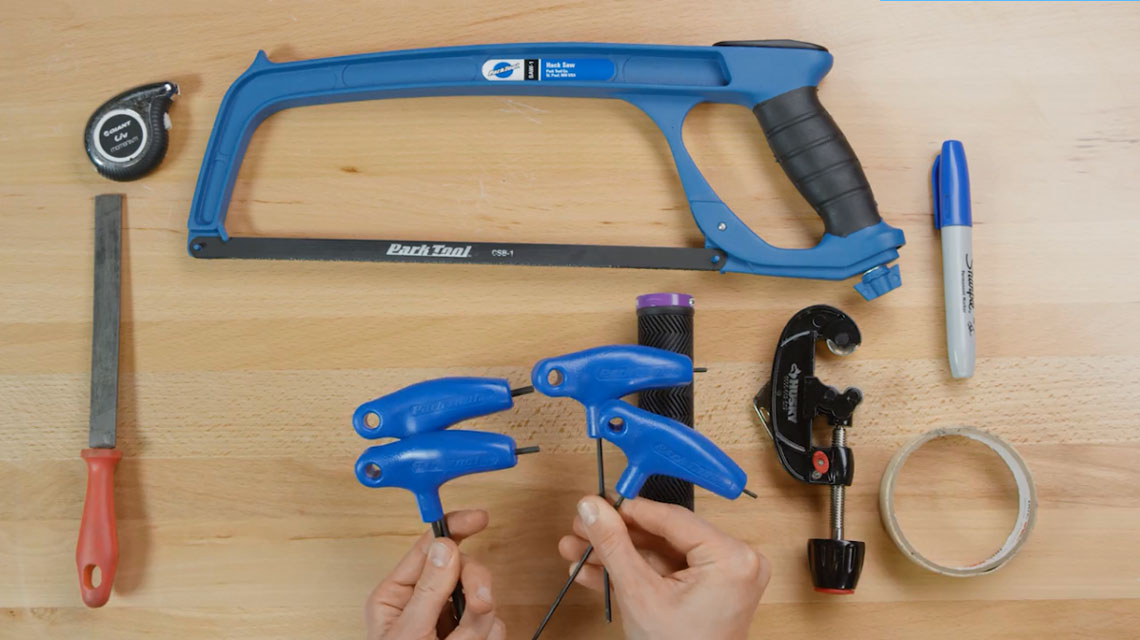 cutting mtb handlebars