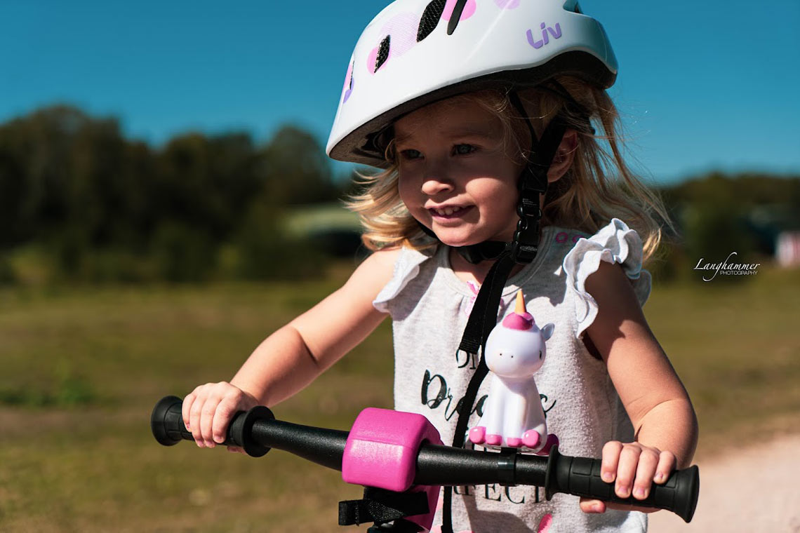 Teaching your child cheap to ride a bike