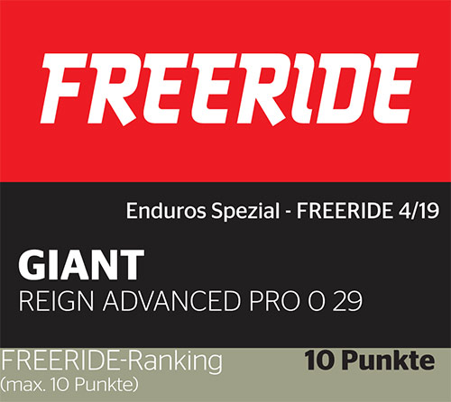 Die FREERIDE, das wichtigste Gravity Magazin für den DACH Raum, hat unser Reign Advanced Pro 29 0 unter dem Motto „Enduros 2020-Vollgasboliden“ getestet und es konnte in einem starken Testfeld den Top Score und somit den Testsieg einfahren!!