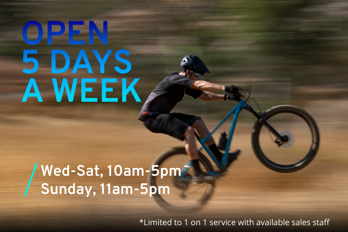 Opening Days being Reduced Giant Bicycles Giant Vancouver