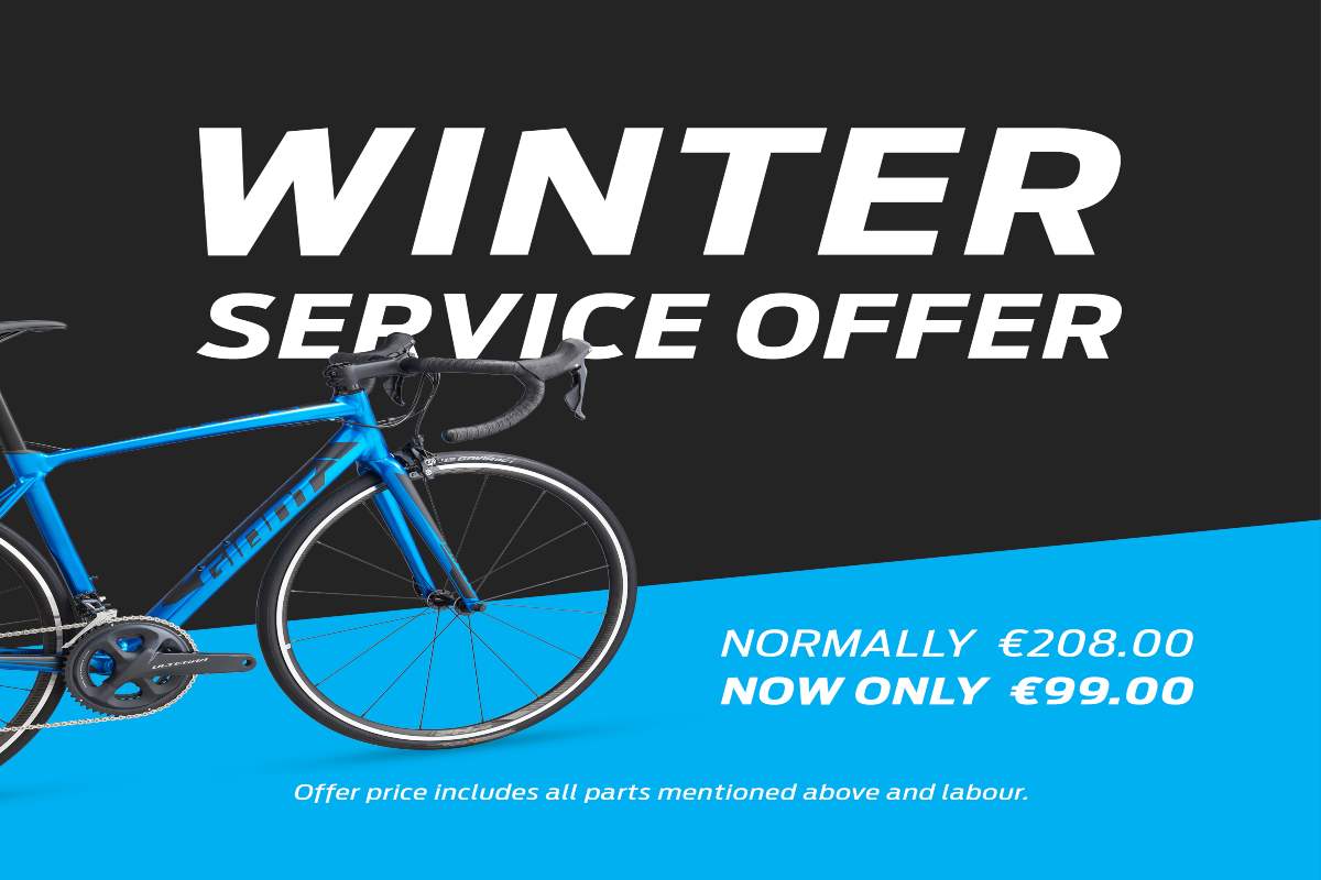 Get your bike winter ready with our Winter Service Offer Giant